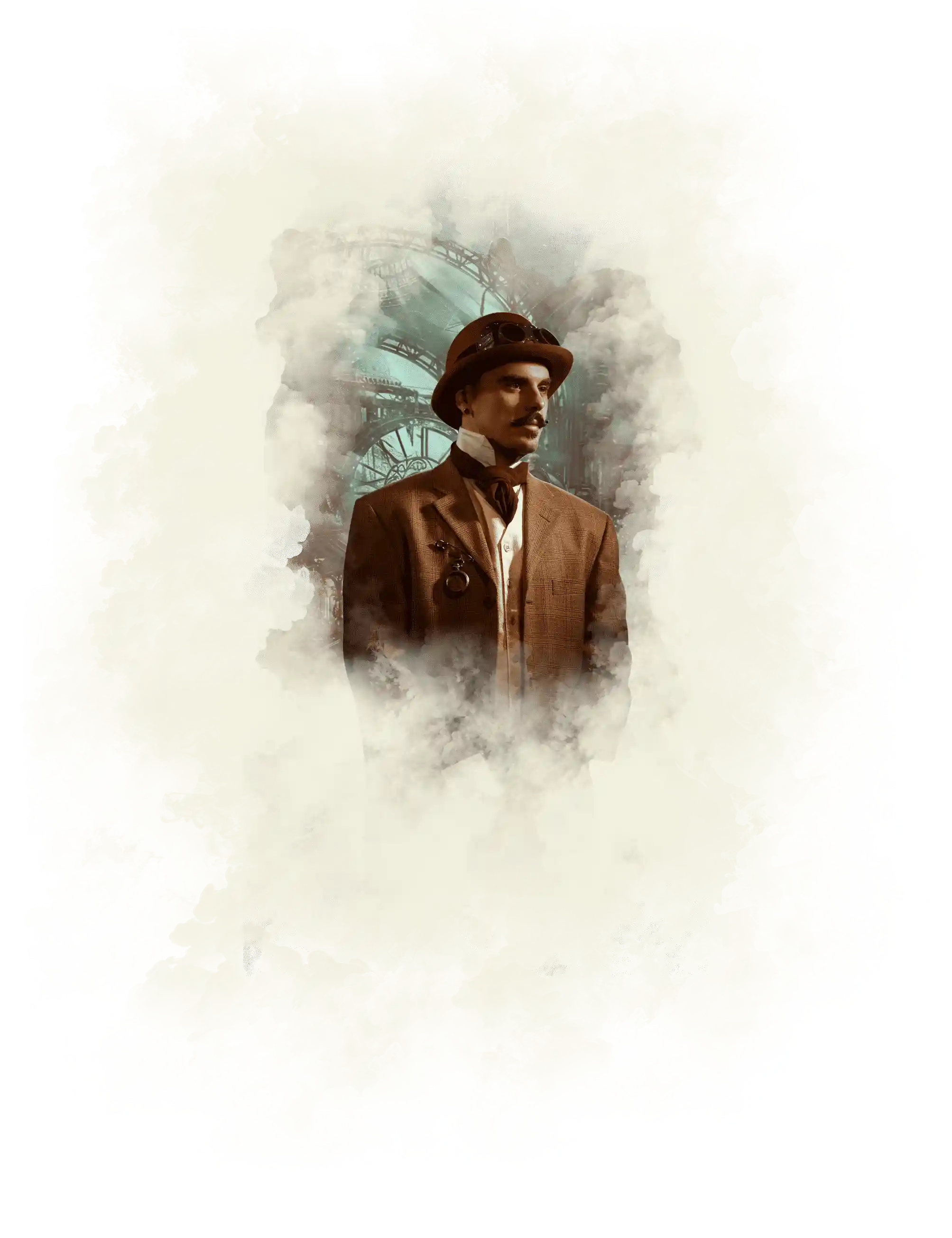 Homme fumée