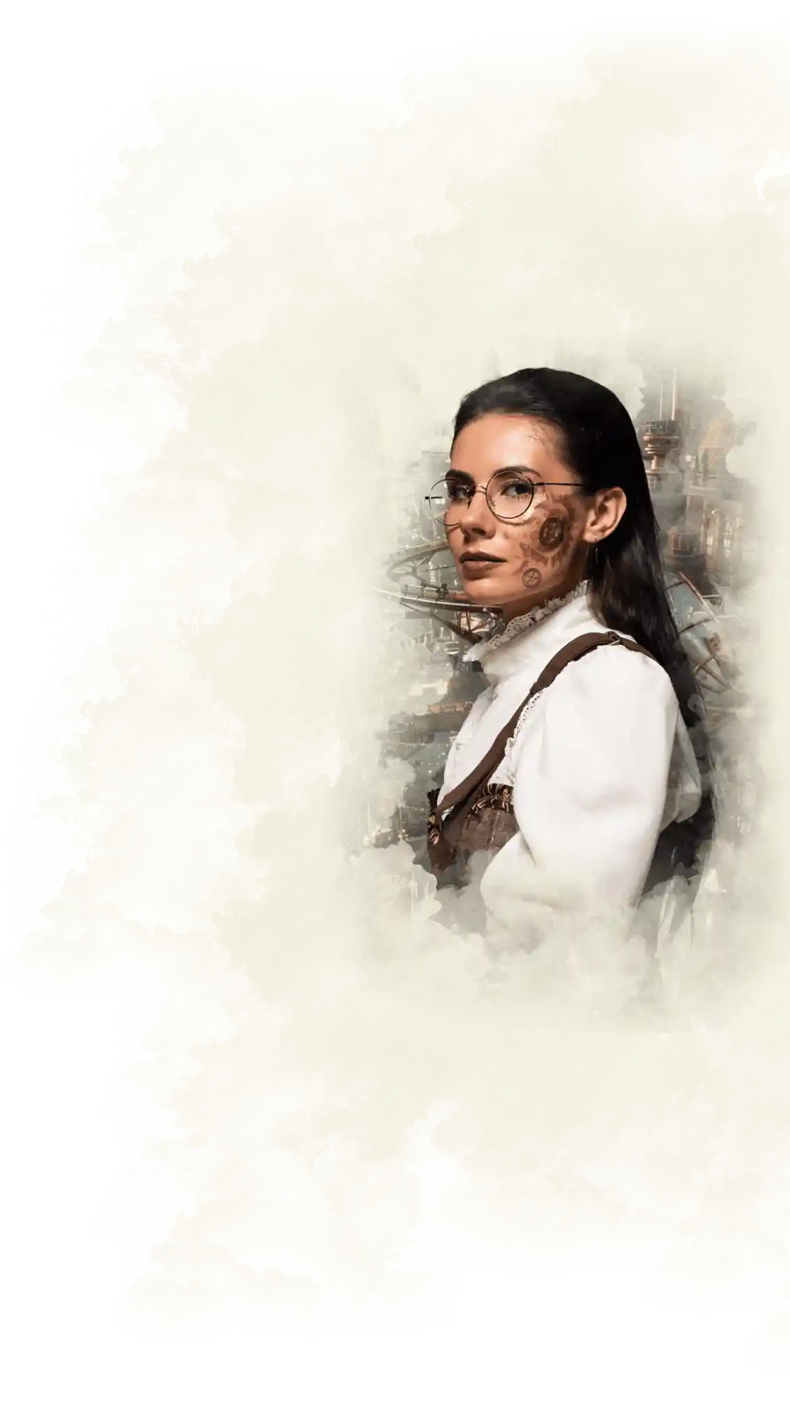 Femme fumée